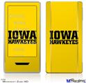 Zune HD Skin - Iowa Hawkeyes 01 Black on Gold