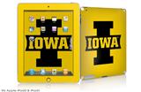 iPad Skin - Iowa Hawkeyes 04 Black on Gold (fits iPad2 and iPad3)