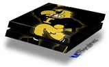 Vinyl Decal Skin Wrap compatible with Sony PlayStation 4 Original Console Iowa Hawkeyes Herky on Black (PS4 NOT INCLUDED)