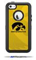 Iowa Hawkeyes Herkey Black on Gold - Decal Style Vinyl Skin fits Otterbox Defender iPhone 5C Case (CASE SOLD SEPARATELY)