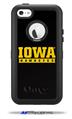 Iowa Hawkeyes 03 Black on Gold - Decal Style Vinyl Skin fits Otterbox Defender iPhone 5C Case (CASE SOLD SEPARATELY)