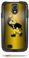Iowa Hawkeyes Herky on Black and Gold - Decal Style Vinyl Skin fits Otterbox Commuter Case for Samsung Galaxy S4 (CASE SOLD SEPARATELY)