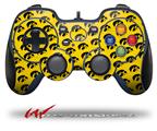 Iowa Hawkeyes Tigerhawk Tiled 06 Black on Gold - Decal Style Skin fits Logitech F310 Gamepad Controller (CONTROLLER SOLD SEPARATELY)