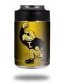 Skin Decal Wrap for Yeti Colster, Ozark Trail and RTIC Can Coolers - Iowa Hawkeyes Herky on Black and Gold (COOLER NOT INCLUDED)