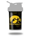 Decal Style Skin Wrap works with Blender Bottle 22oz ProStak Iowa Hawkeyes Herkey Gold on Black (BOTTLE NOT INCLUDED)