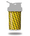 Decal Style Skin Wrap works with Blender Bottle 22oz ProStak Iowa Hawkeyes Tigerhawk Tiled 06 Black on Gold (BOTTLE NOT INCLUDED)