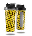 Decal Style Skin Wrap works with Blender Bottle 28oz Iowa Hawkeyes Tigerhawk Tiled 06 Black on Gold (BOTTLE NOT INCLUDED)