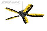 Iowa Hawkeyes Tigerhawk 01 - Ceiling Fan Skin Kit fits most 52 inch fans (FAN and BLADES SOLD SEPARATELY)